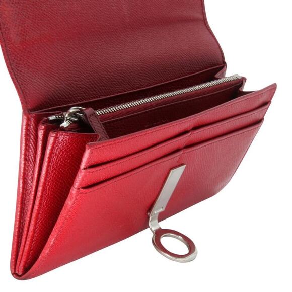 BVLGARI Flap Leather Saffiano Logo Wallet BV-0208N-0020 - Picture 7 of 10